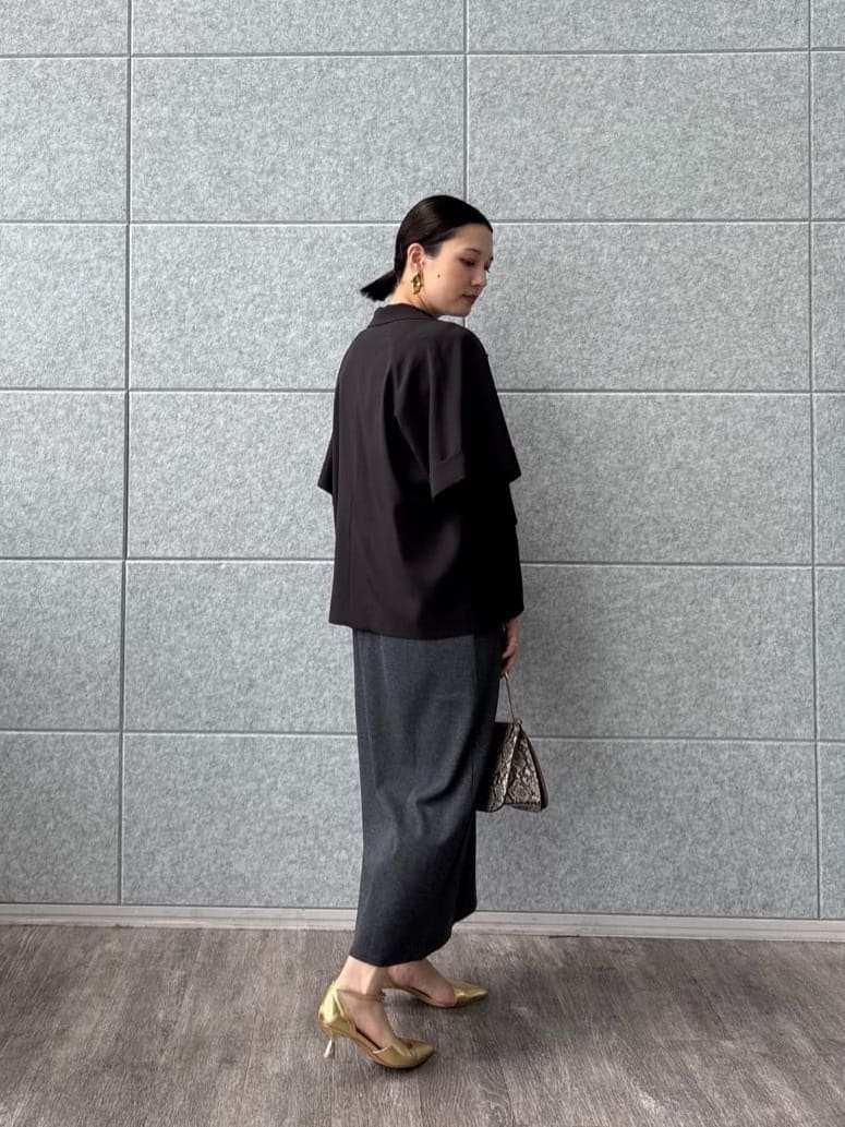ayanoさんの「INDIVI｜タンクトップレイヤードワンピース」を使ったコーディネート