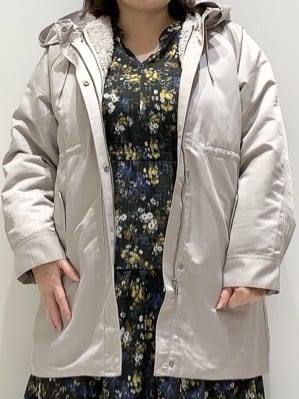 みいちゃんさんの「grove｜最終お値下げ！！【名品アウター/3WAY・はっ水】ボアライナー付きモッズコート」を使ったコーディネート