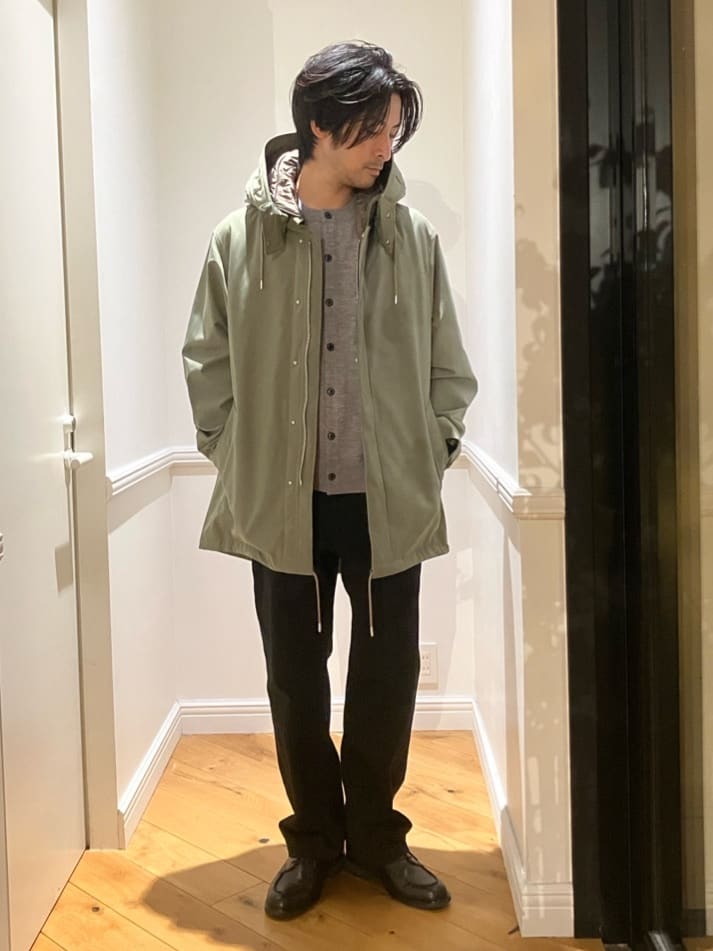 junyaさんの「DRESSTERIOR｜◆パデッドライト ショートモッズパーカー」を使ったコーディネート