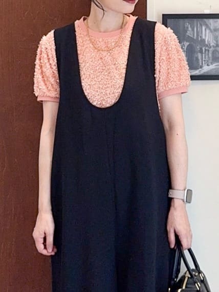 𝐇𝐢𝐫𝐨𝐦𝐢さんの「SHOO･LA･RUE｜【前後2WAY/洗える】さらっと着られるサロペット」を使ったコーディネート