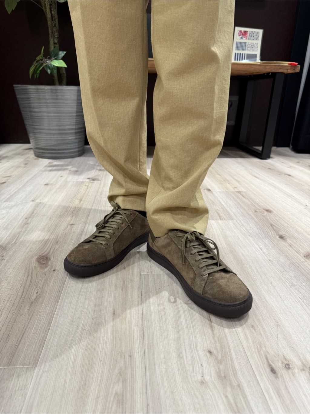 Shoさんの「TAKEO KIKUCHI｜【COOL CITY WEAR】ストライプジャージ ボタンダウンシャツ /接触冷感」を使ったコーディネート