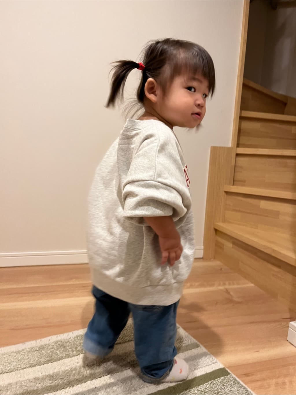 mikakoさんの「SHOO･LA･RUE｜【100-150cm/リンク】アソートプリントスウェット」を使ったコーディネート