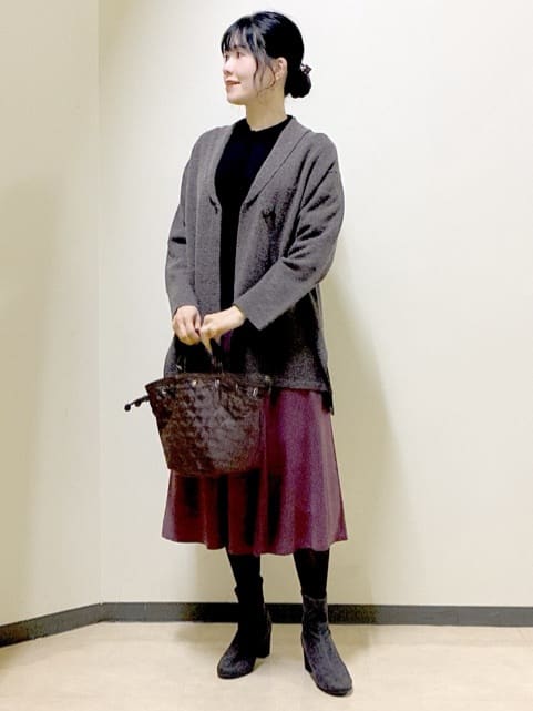  beni_gingerさんの「Reflect｜【ライトアウター／気軽な羽織に◎】オフボディカーディガン」を使ったコーディネート