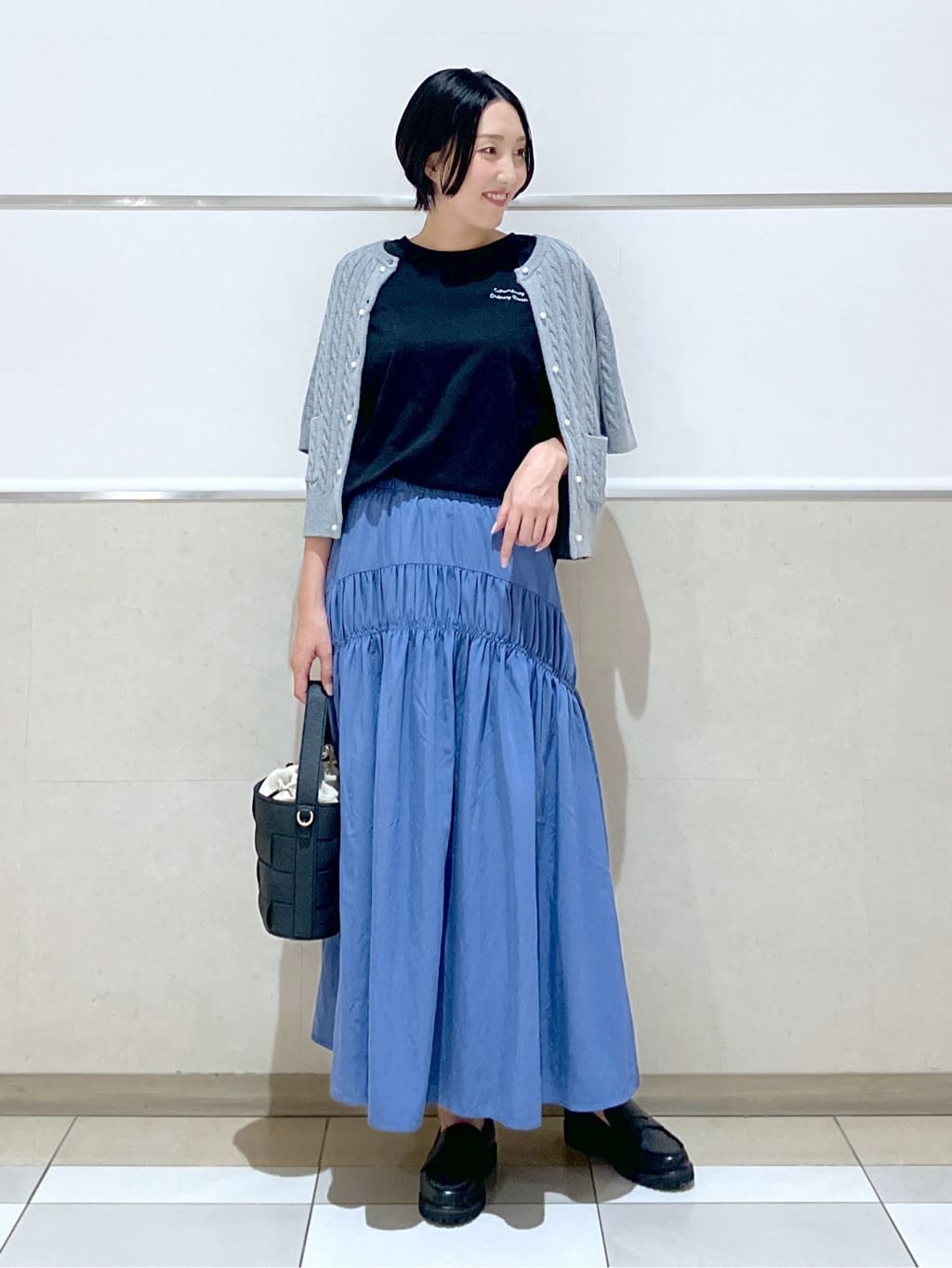 eriko さんの「Dessin｜ケーブルカーディガン」を使ったコーディネート