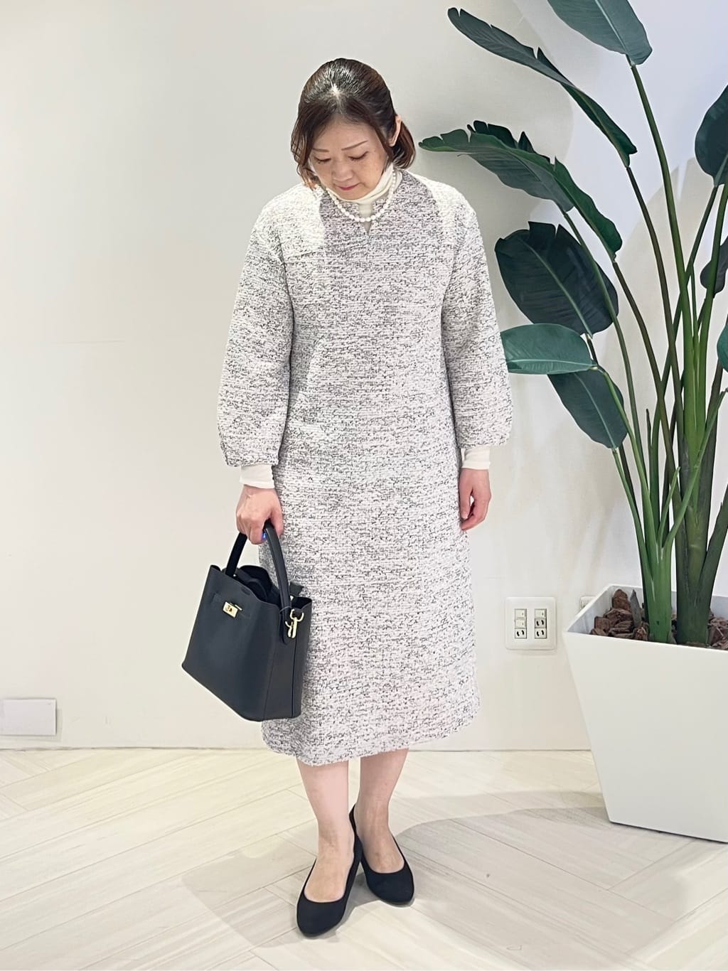 Tomoさんの「UNTITLED｜【吸湿発熱/洗える】ハイネックインナー」を使ったコーディネート
