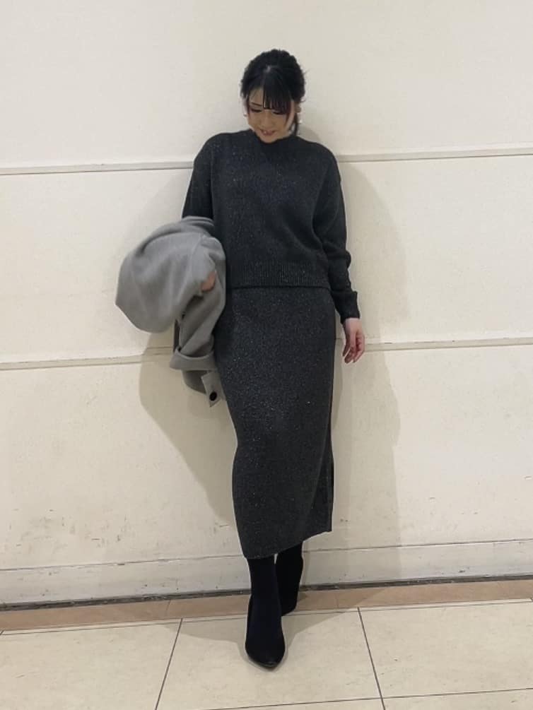 watanabeさんの「UNTITLED｜【ミディ丈/軽やか】セミラグランリバー コート」を使ったコーディネート