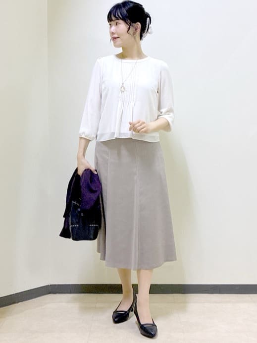  beni_gingerさんの「Reflect｜【SS-4Lサイズ】ピンタック&times;スカラレースブラウス」を使ったコーディネート