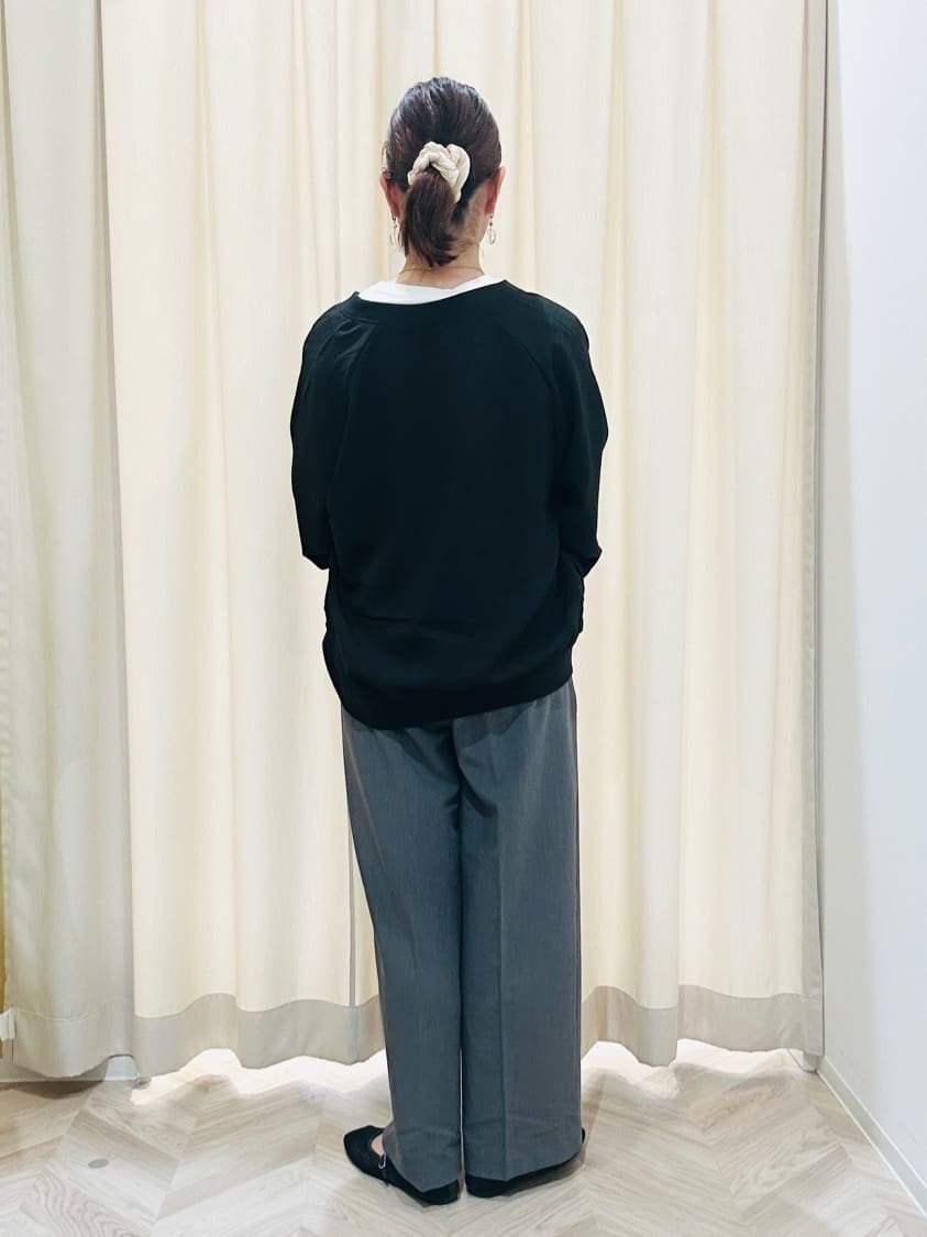 ちはるさんの「SHOO･LA･RUE｜【洗濯機可/S-LL】さっと羽織れる 軽量リブブルゾン」を使ったコーディネート