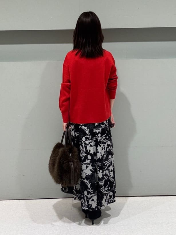 makiさんの「UNTITLED｜【アンサンブル可/洗える】ウールミラノリブニット」を使ったコーディネート