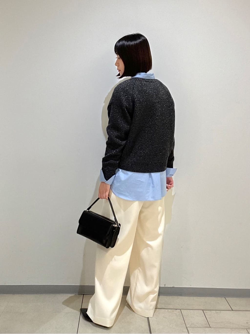 Itoさんの「UNTITLED｜【洗える/ワイド/ウエストゴム】ストレッチドロストパンツ」を使ったコーディネート