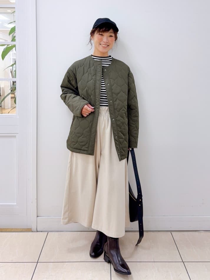 Osawaさんの「Dessin｜【洗える】リブタートルネックニット」を使ったコーディネート