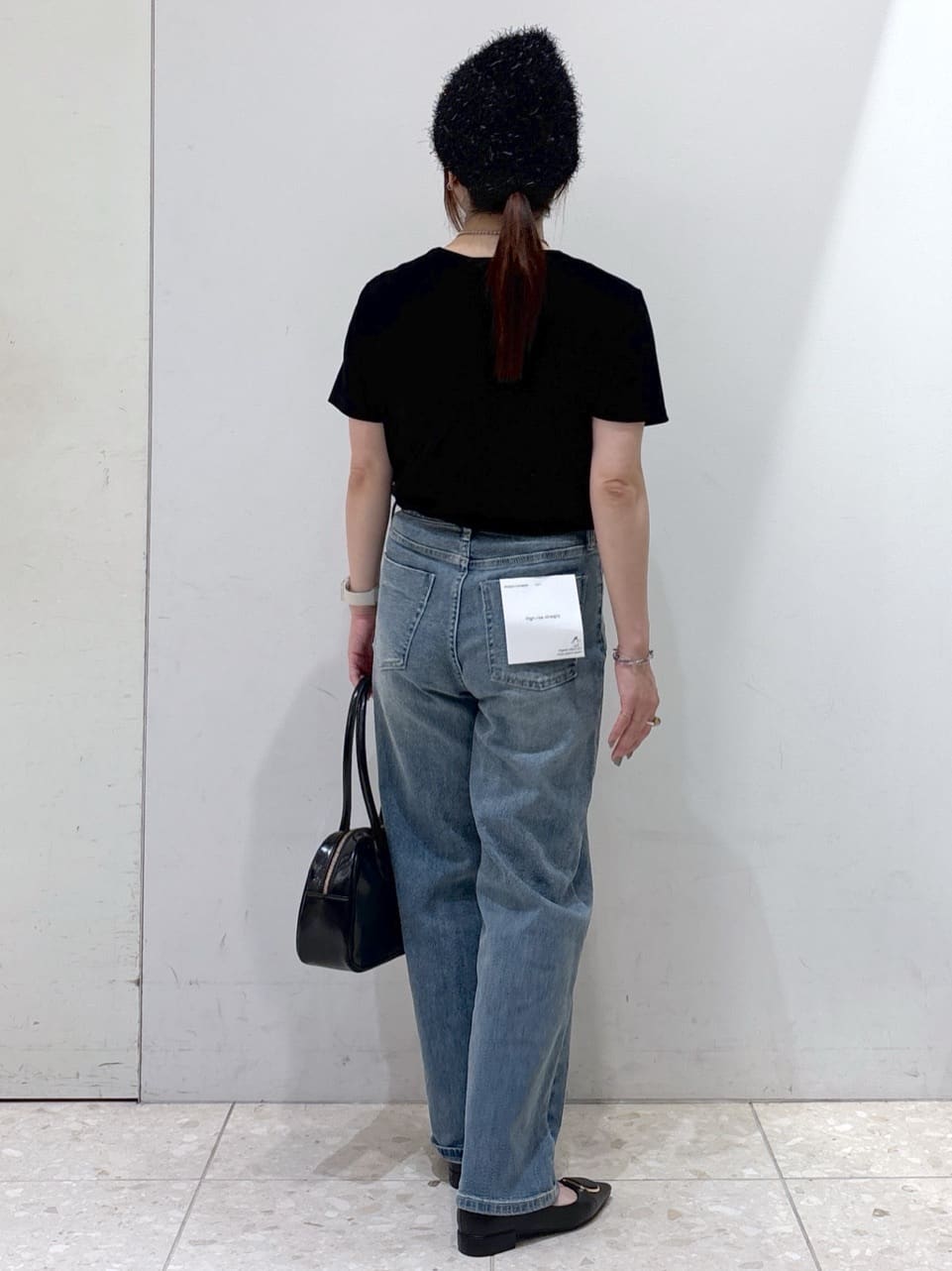 mameさんの「OPAQUE.CLIP｜フロッキーチュールTシャツ【洗濯機洗い可】」を使ったコーディネート