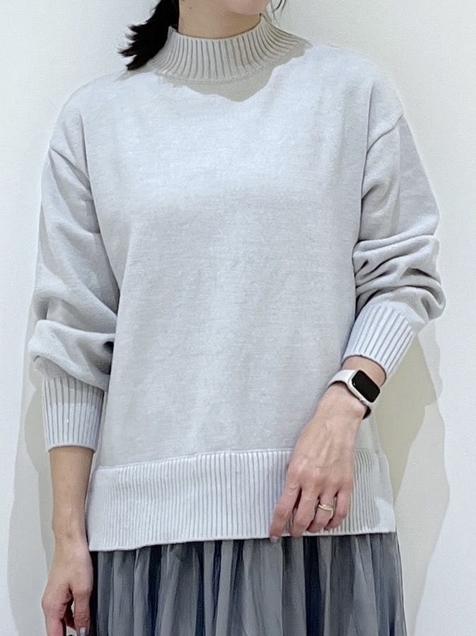 canaさんの「Dessin｜【洗える】ニットチュールドッキングワンピース」を使ったコーディネート