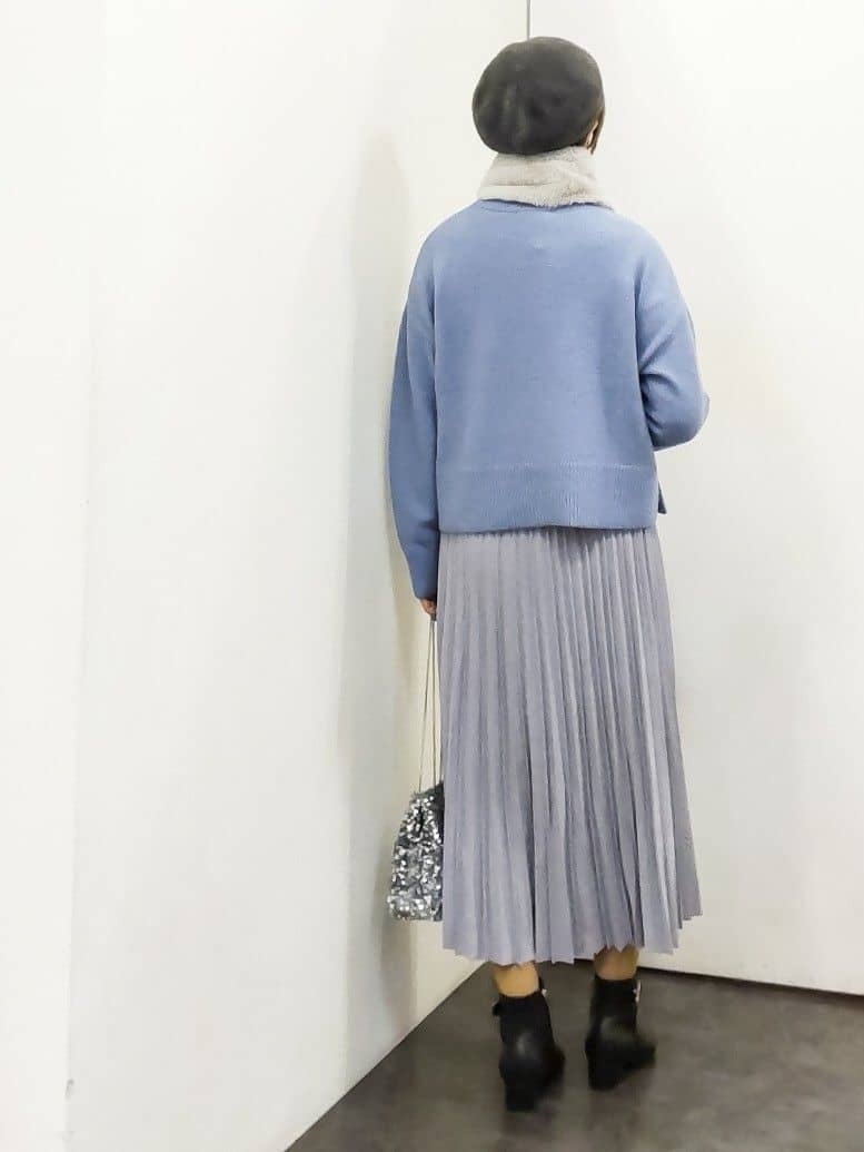 やまちゃんさんの「grove｜【吸湿発熱／帯電防止】ハイネックリブプルオーバー」を使ったコーディネート