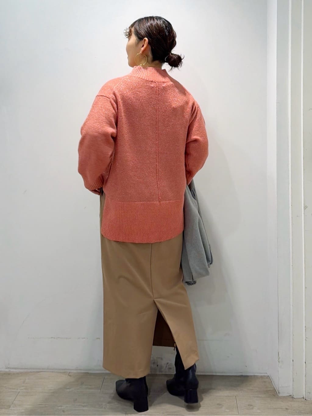 sumicaさんの「OPAQUE.CLIP｜裏起毛イージーナロースカート／ネオサーモ【蓄熱素材／洗濯機洗い可」を使ったコーディネート