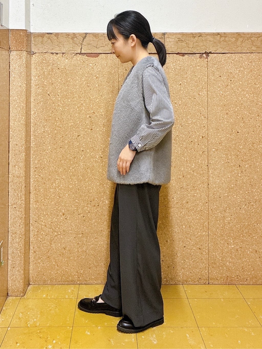 hattoriさんの「INDIVI｜ミンク調フェイクファージレ」を使ったコーディネート