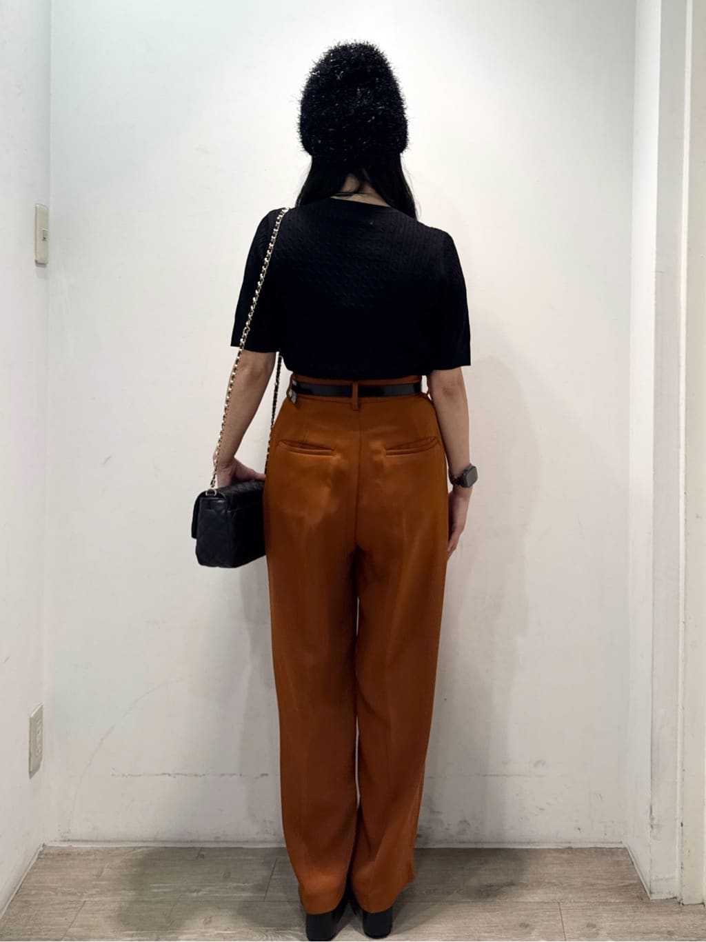 yuicciさんの「OPAQUE.CLIP｜ラメ入りニットワッチ」を使ったコーディネート