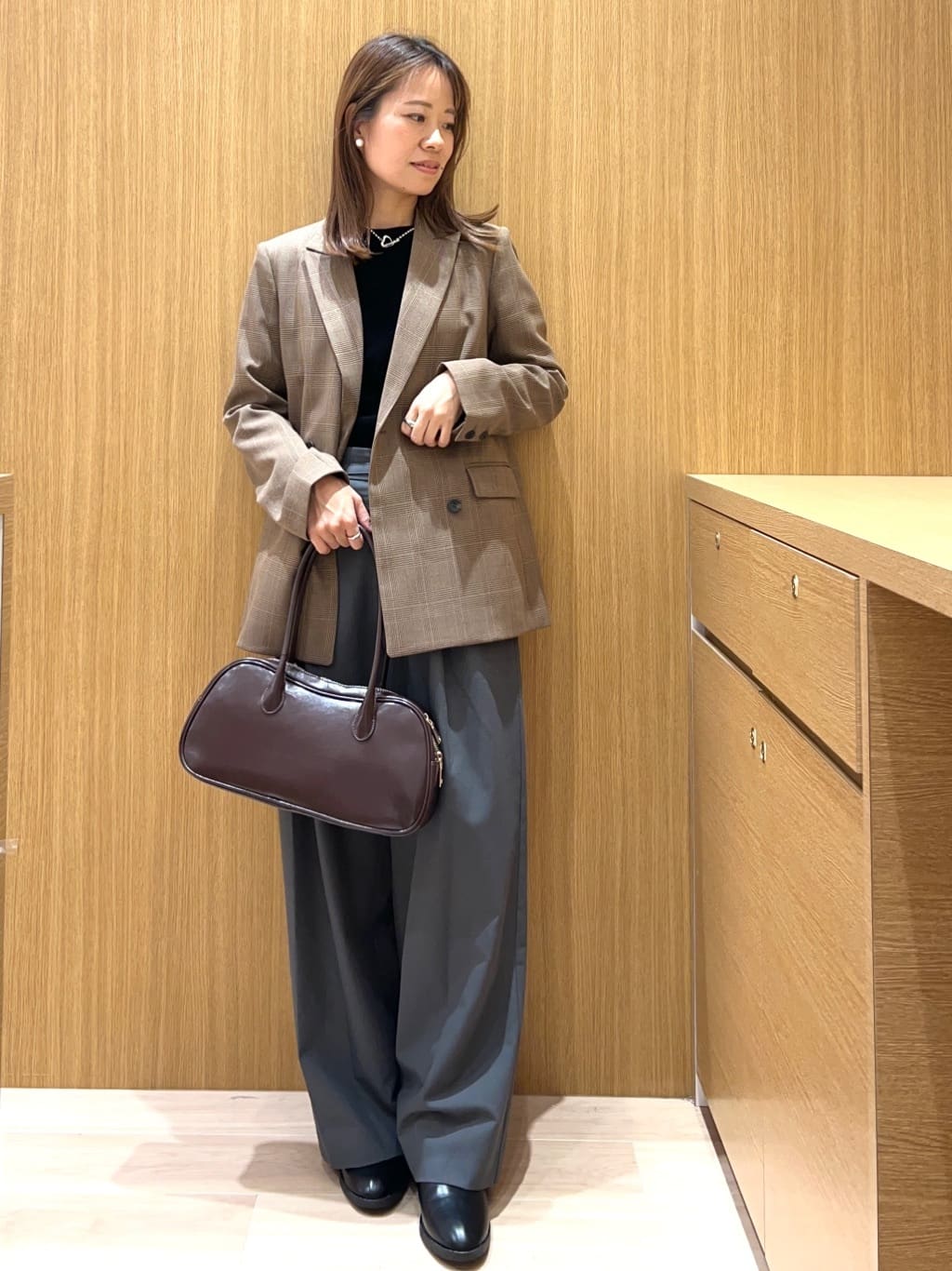 meeさんの「OPAQUE.CLIP｜フロッキーチュールトップス【洗濯機OK】」を使ったコーディネート