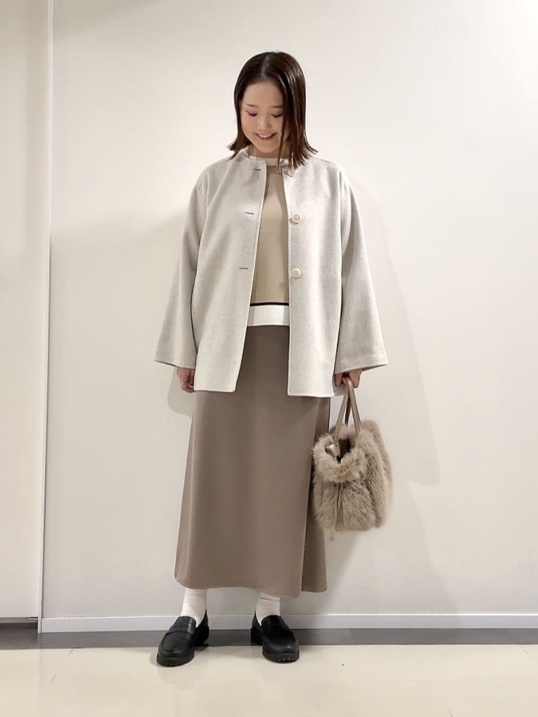 YUIさんの「UNTITLED｜【ミディ丈/軽やか】セミラグランリバー コート」を使ったコーディネート
