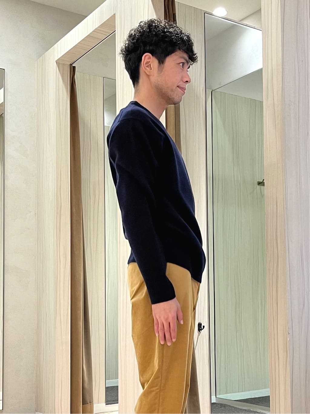 URAさんの「TAKEO KIKUCHI｜カラーコンビ ダウンブルゾン」を使ったコーディネート
