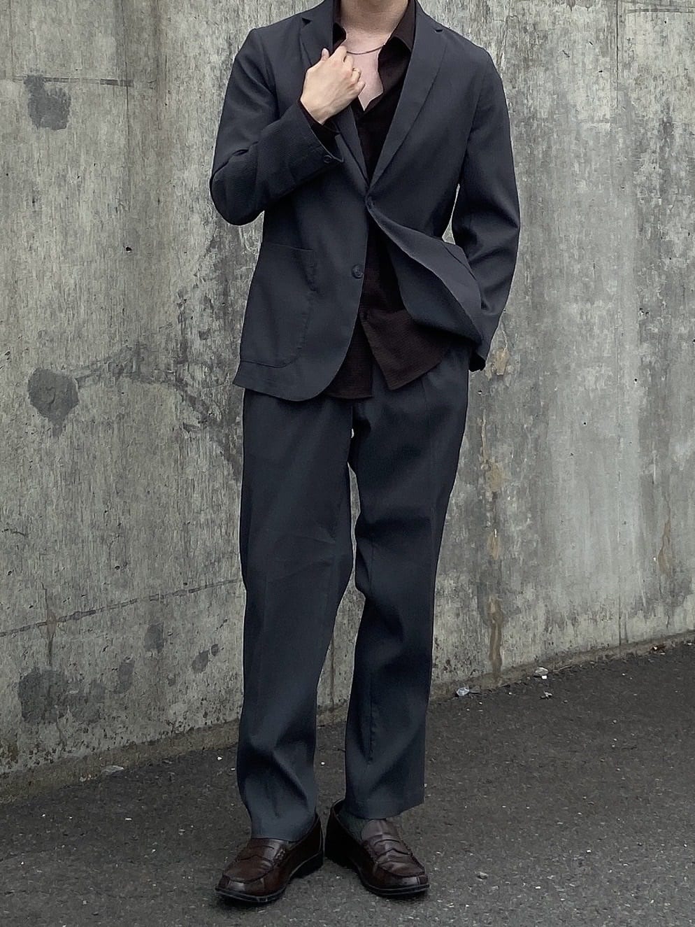 GENさんの「THE SHOP TK｜【Begin/ビギン10月号掲載】楊柳スマートイージーパンツ　軽量/洗濯機OK/セットアップ可」を使ったコーディネート