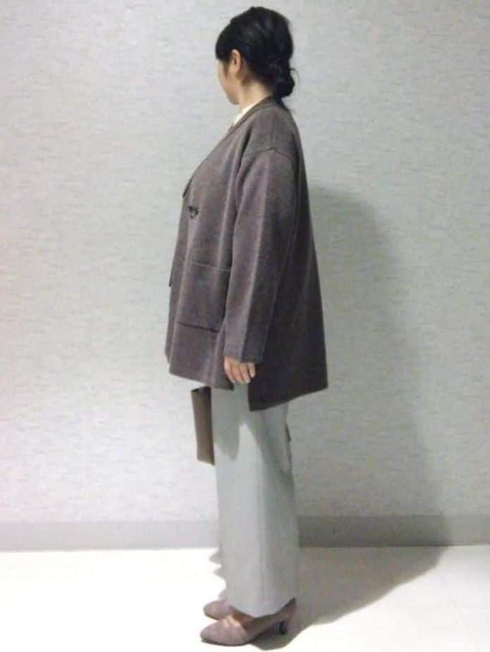 sakoさんの「Reflect｜【さらっと一枚で決まる／重ね着にもおすすめ◎】タックスリーブシャツブラウス」を使ったコーディネート