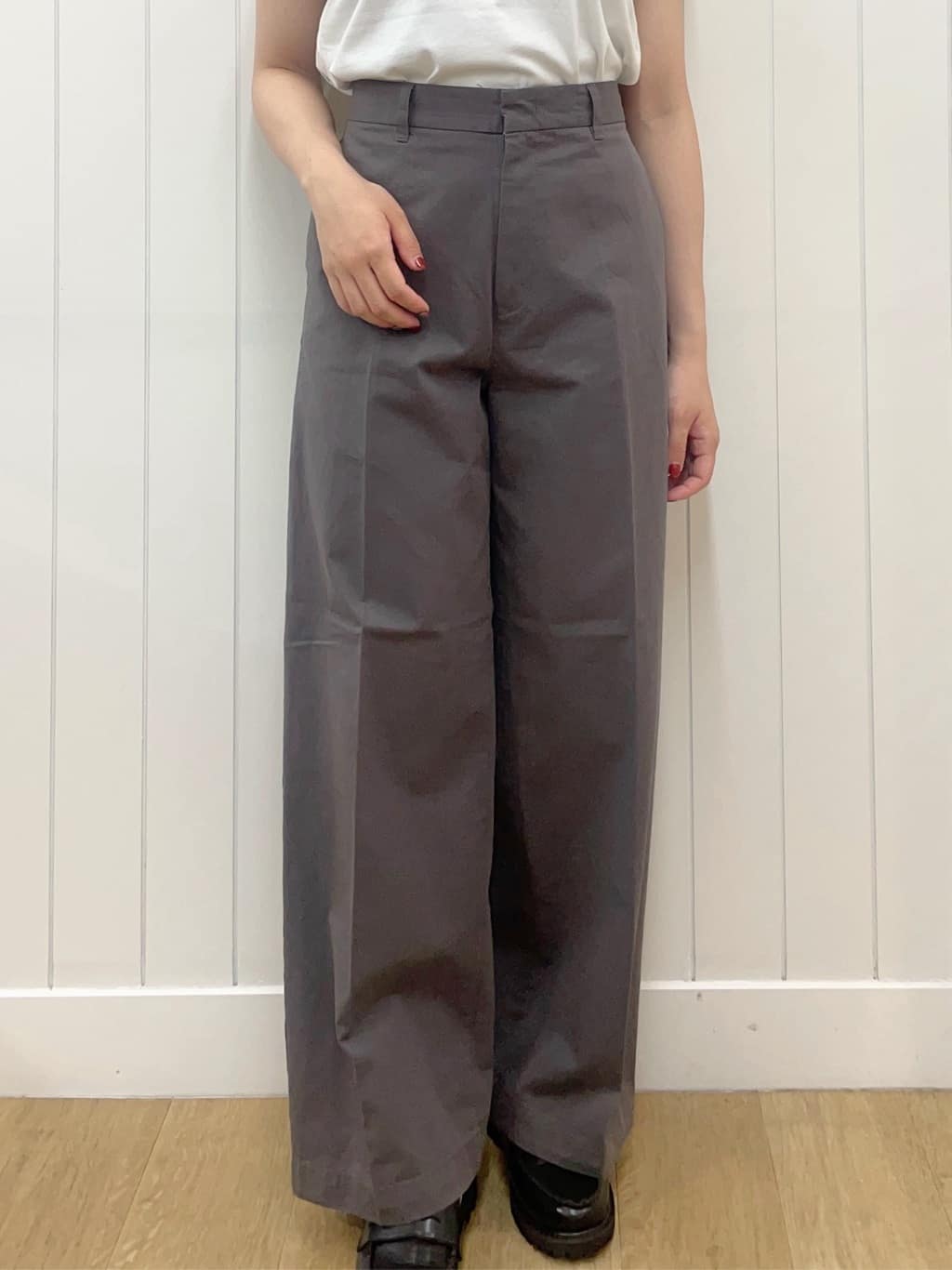 Mayaさんの「Dessin｜【360度可愛い/前後2WAY/洗える】ライトコットンヘンリーカットソー」を使ったコーディネート