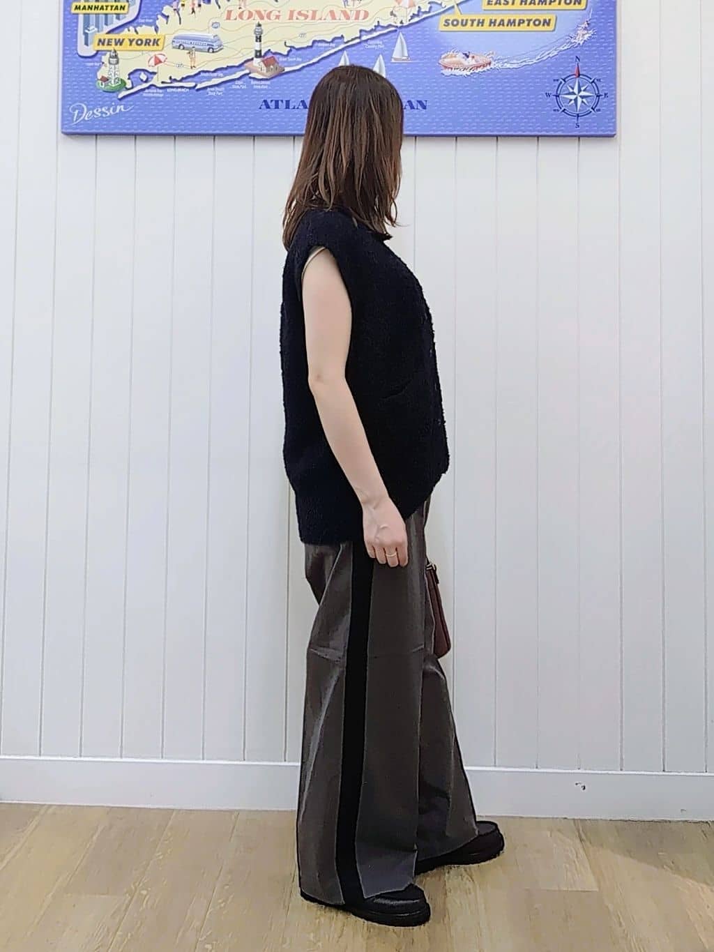 itoさんの「Dessin｜【洗える】オーガニックコットンフレンチスリーブ」を使ったコーディネート