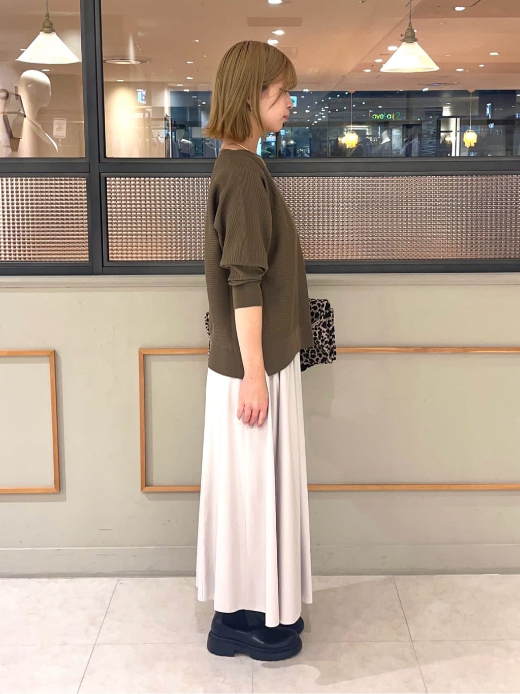 kumiさんの「INDIVI｜【洗える／体型カバー】美シルエットニット」を使ったコーディネート