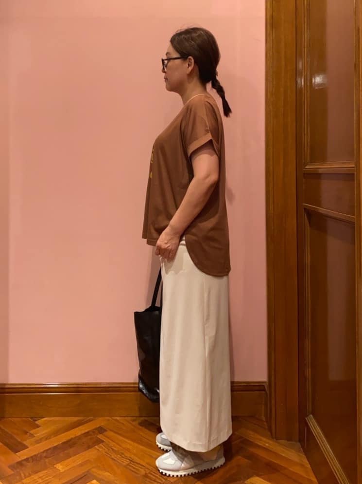 isoishiさんの「DRESSTERIOR｜◆【洗える/ポケット付き】ストレッチナロースカート」を使ったコーディネート