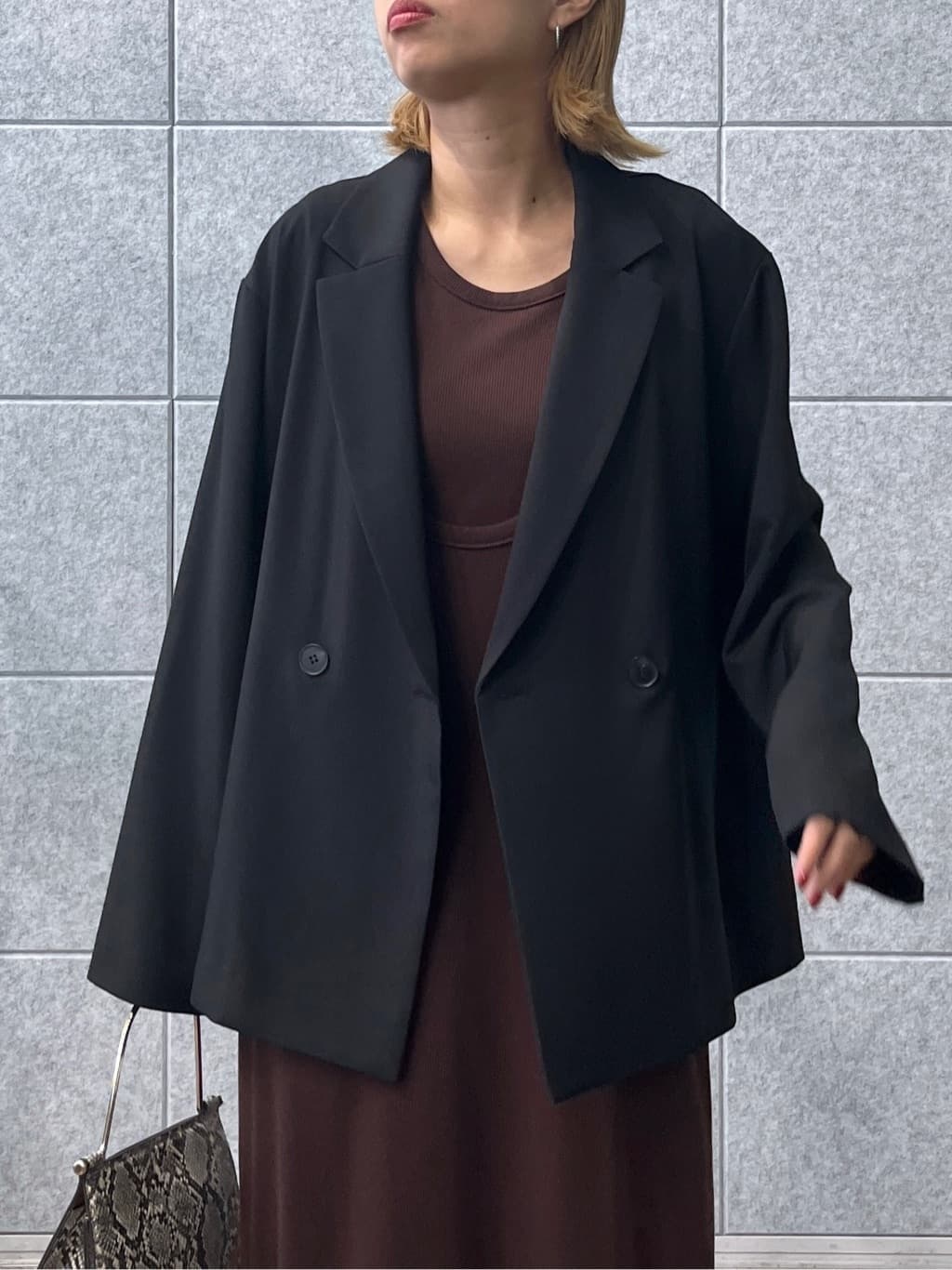 Harukaさんの「INDIVI｜タンクトップレイヤードワンピース」を使ったコーディネート