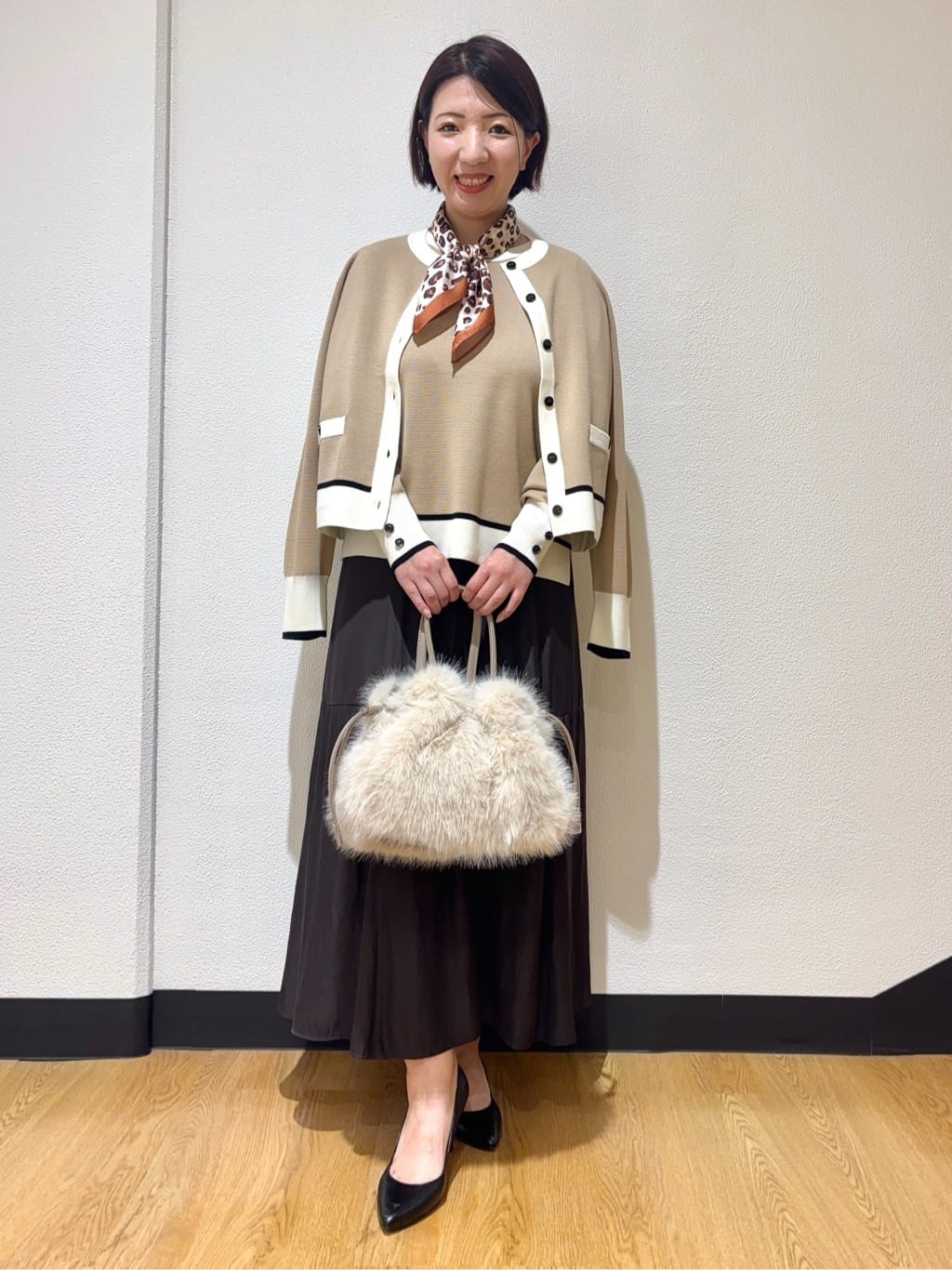 MIKIKOさんの「UNTITLED｜【アンサンブル可/洗える】ウールミラノリブニット」を使ったコーディネート