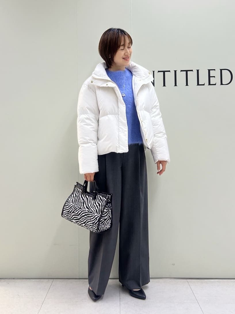 Mikiさんの「UNTITLED｜【ゆったり】アルパカ混シャギーニット」を使ったコーディネート