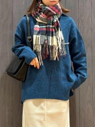 meiさんの「SHOO･LA･RUE｜【S-LL/あったか】すらりときれい見え ベイカー風ナロースカート」を使ったコーディネート