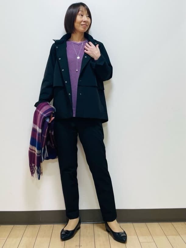 Riiさんの「Reflect｜【パンツ合わせにぴったり◎】ゆったりオフボディニット」を使ったコーディネート