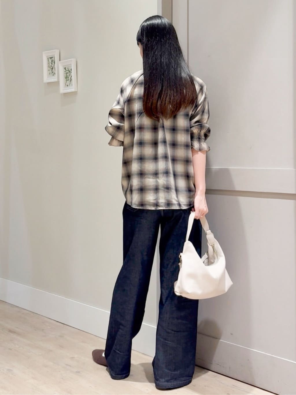 Mayuさんの「grove｜【SOMETHING&times;grove別注】LISAWIDE DENIM PANTS」を使ったコーディネート