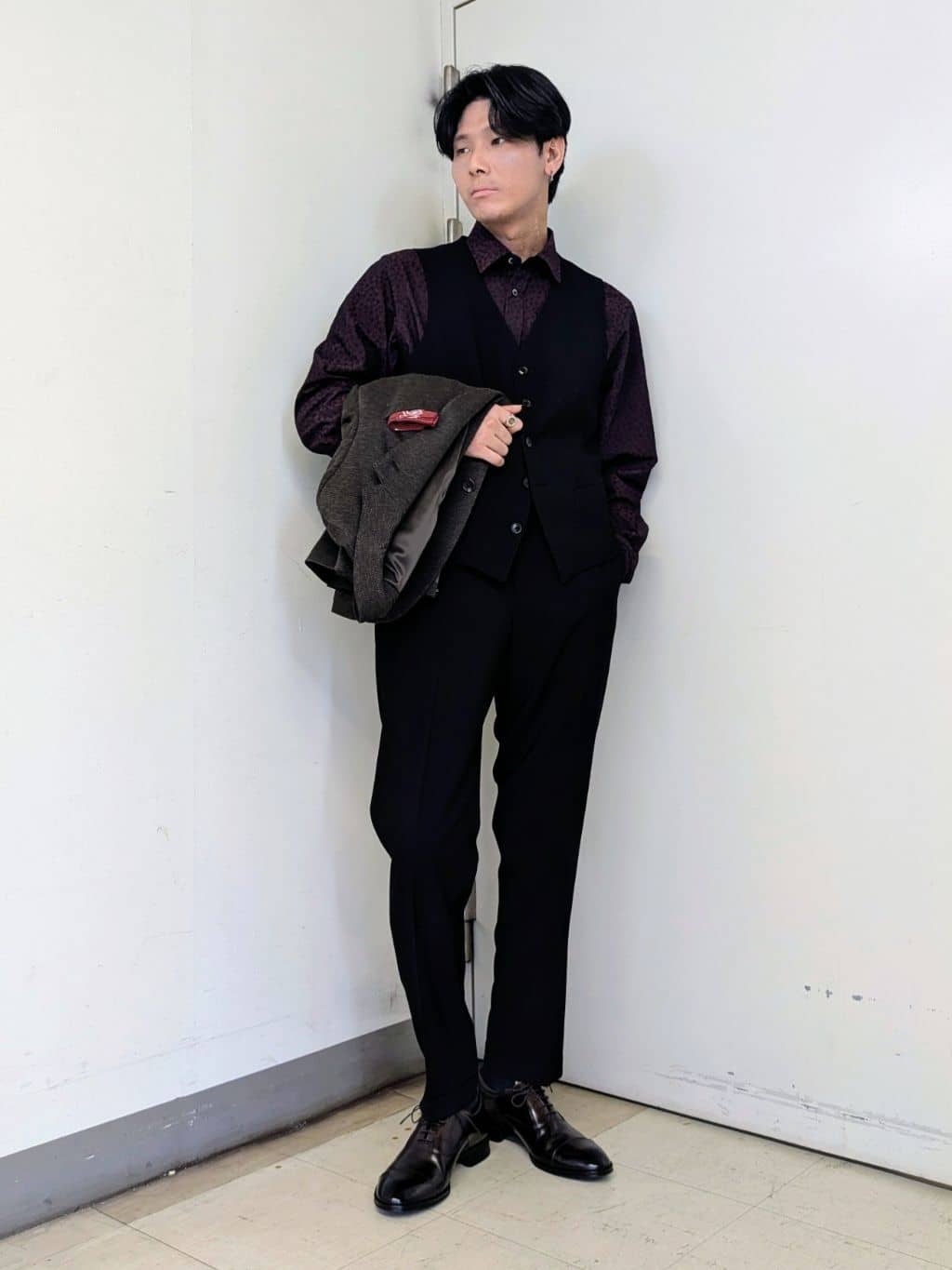 ryoさんの「TAKEO KIKUCHI｜【Made in JAPAN】播州織 ドビー千鳥シャツ」を使ったコーディネート