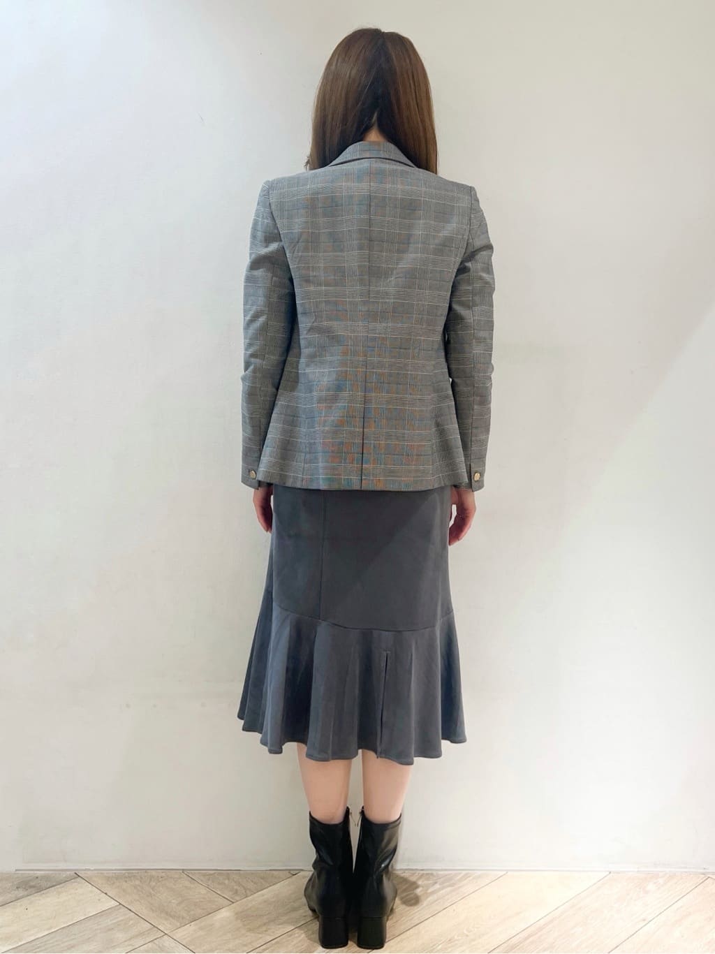 nanaさんの「index｜バイカラーパフスリーブニット【洗濯機OK】」を使ったコーディネート