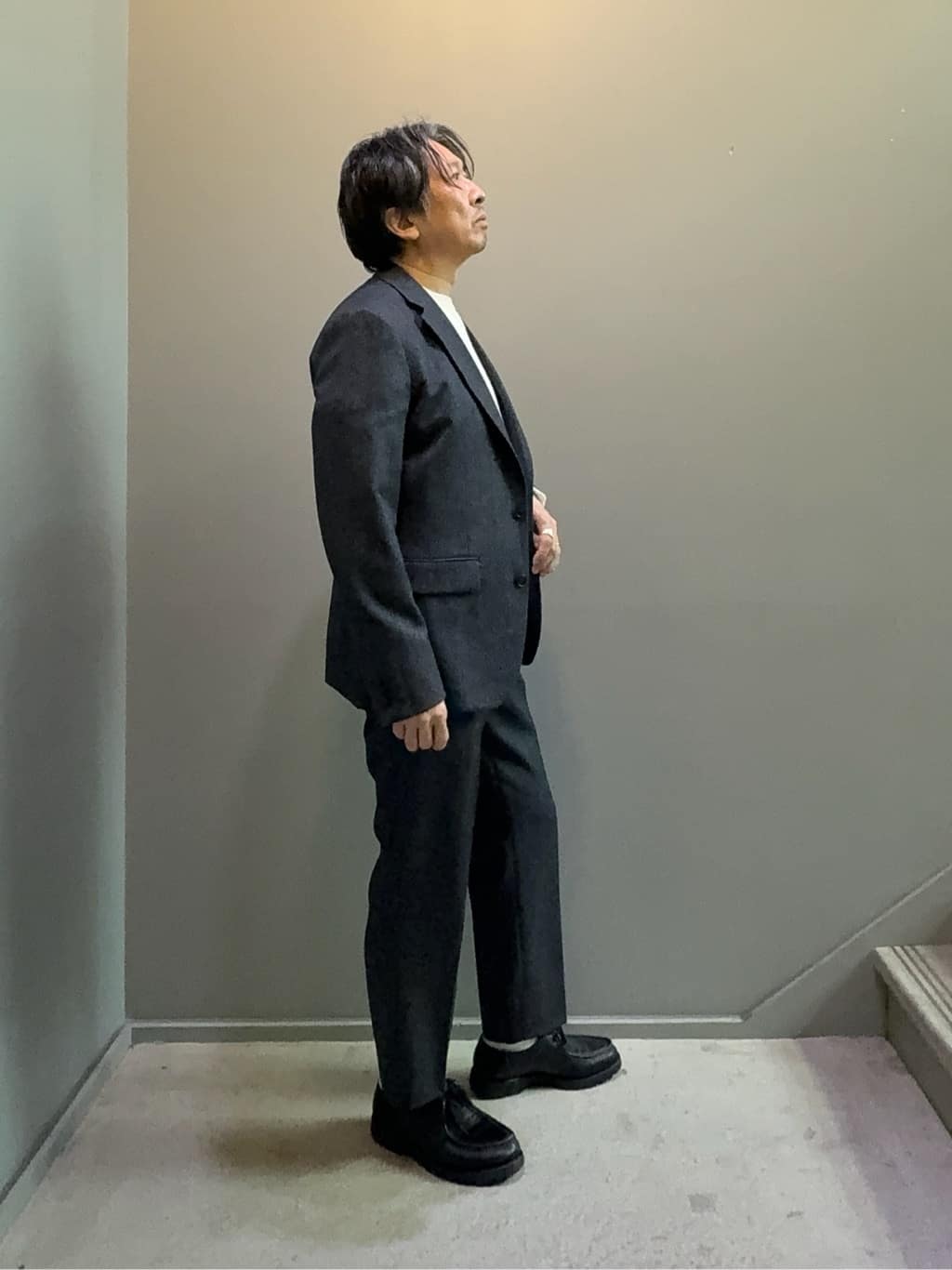 デザイナーTAKEman さんの「TAKEO KIKUCHI｜【Sサイズ～】ピンチェックミルドヴェスト」を使ったコーディネート