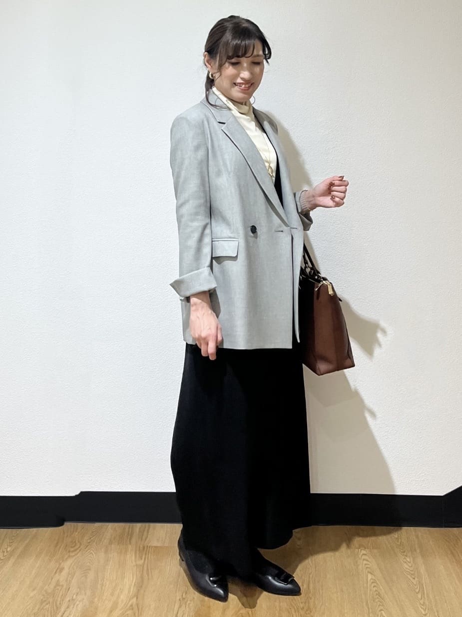 ayaさんの「Reflect｜【レイヤードスタイルのインナーに◎】タートル&times;ラグランスリーブプルオーバー」を使ったコーディネート