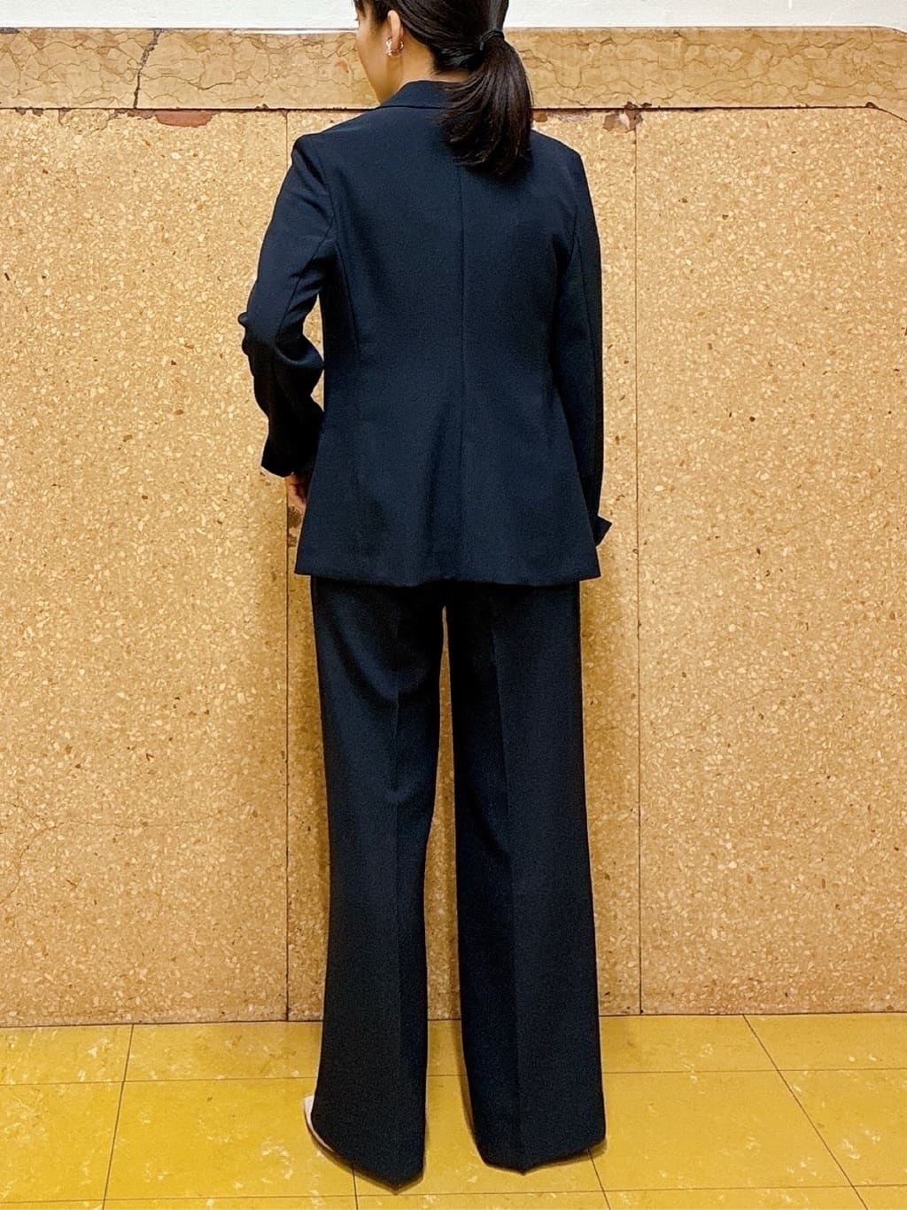 hattoriさんの「INDIVI｜【定番スーツ／UVケア／洗える】ウール調テーラードジャケット」を使ったコーディネート