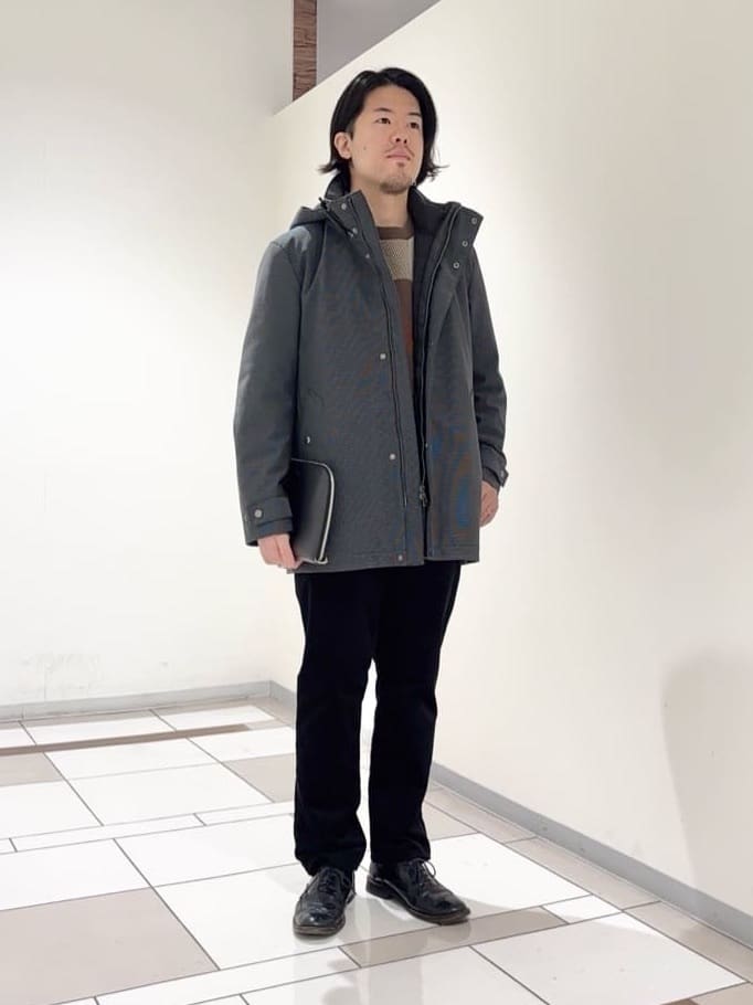 及川さんの「TAKEO KIKUCHI｜【3WAY】ドビー ダウンライナー付ブルゾン」を使ったコーディネート