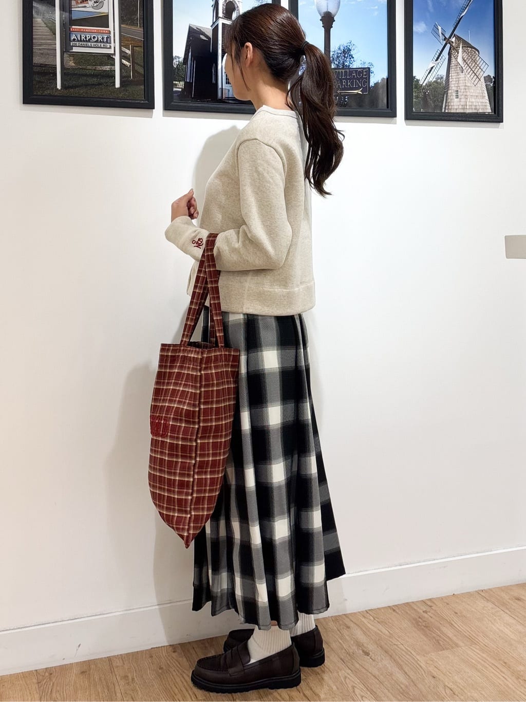 Ririkaさんの「Dessin｜【日本製/洗える】吊り裏毛カーディガン」を使ったコーディネート