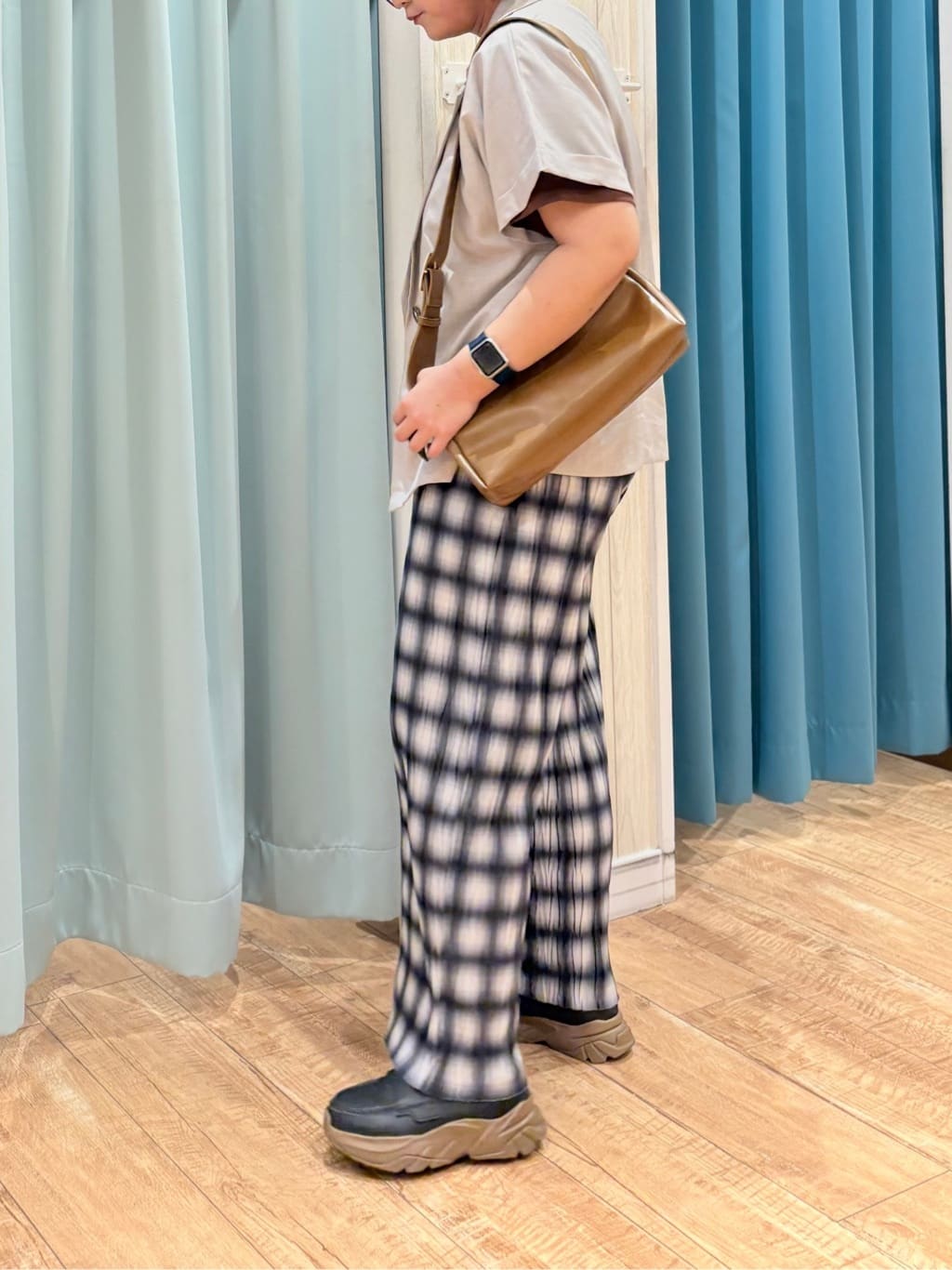 砂糖さんの「SHOO･LA･RUE｜【S-LL】さらりと着たい大人のための 麻調半袖ジャケット」を使ったコーディネート