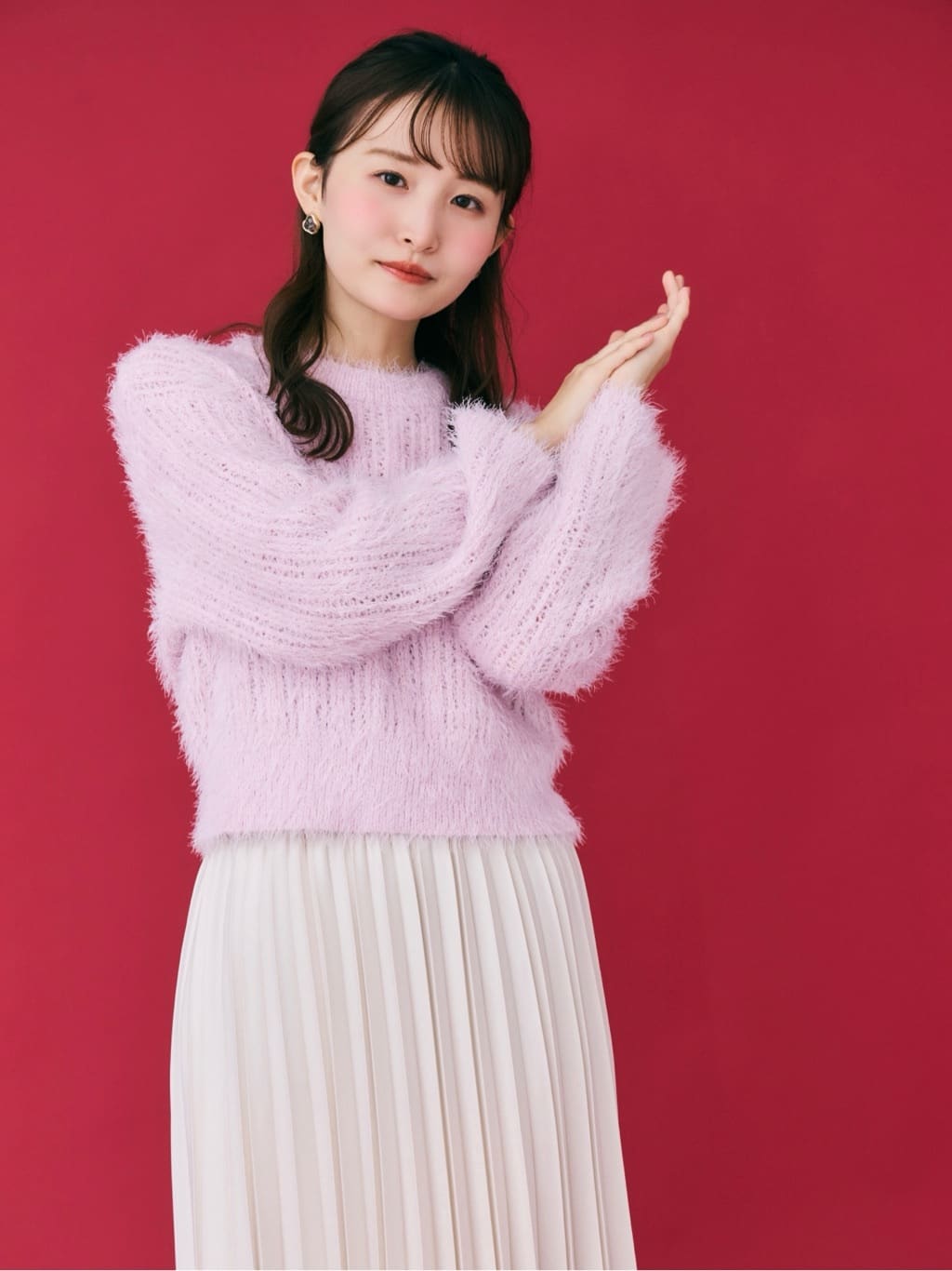 みさかさんの「index｜プリーツスカート【洗濯機OK】」を使ったコーディネート
