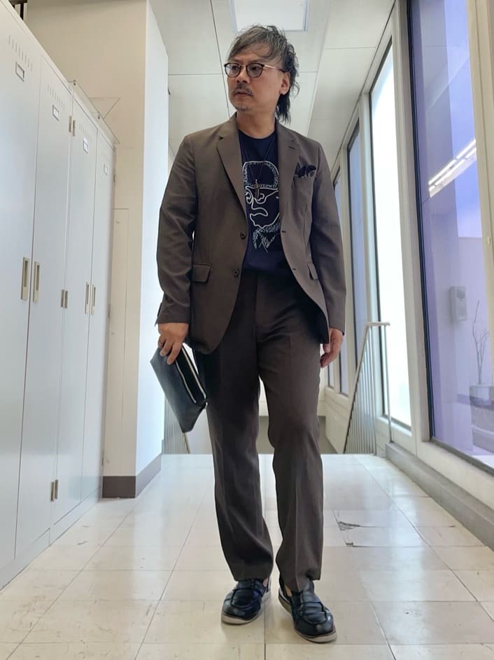 MAKOTO AIさんの「TAKEO KIKUCHI｜【COOL CITY WEAR】アーバンクール ジャケット /接触冷感・吸水速乾」を使ったコーディネート