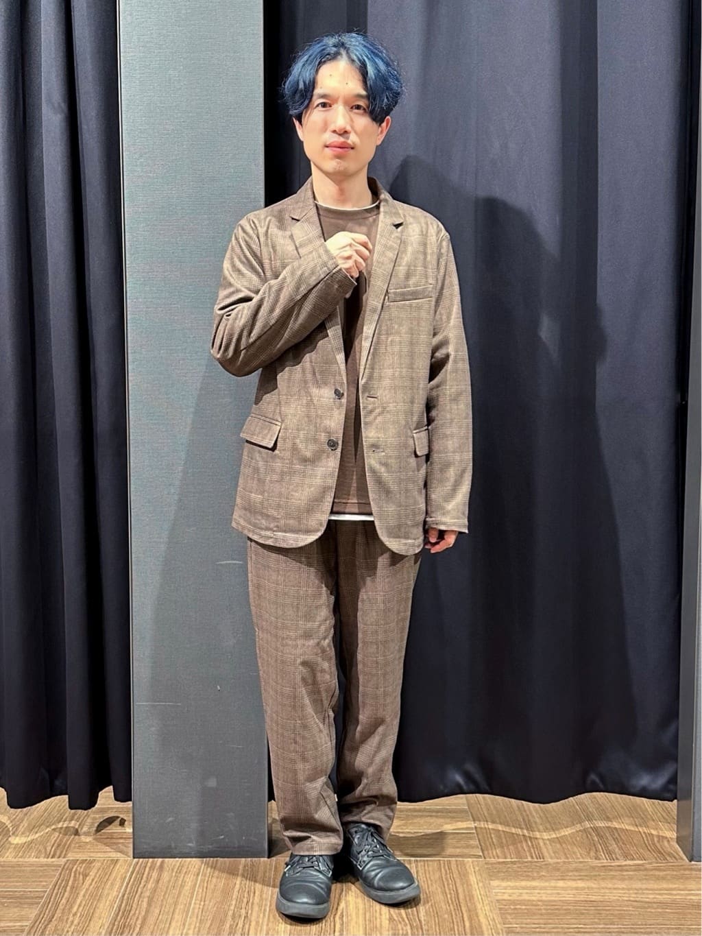 tomoyaさんの「THE SHOP TK｜ホームスパンジャージジャケット【セットアップ可/洗濯機OK】」を使ったコーディネート