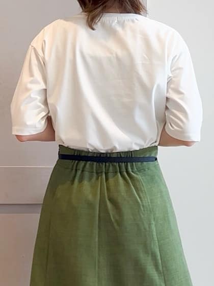 yamakoさんの「grove｜ドットで華やぐ　軽やかマーメイドスカート」を使ったコーディネート