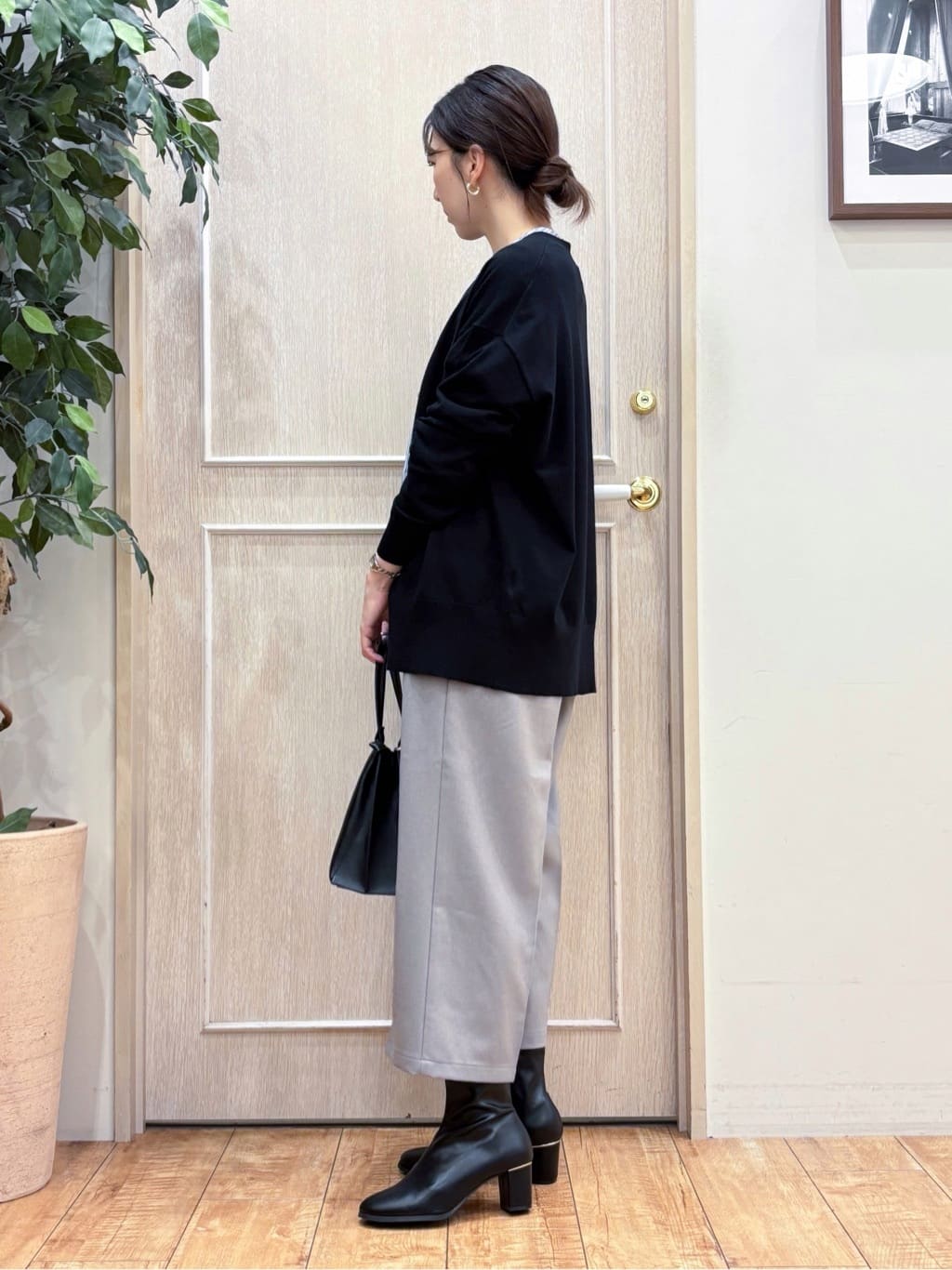 なみさんの「SHOO･LA･RUE｜【S-LL】キャンディースリーブが女性らしい マルチストライプブラウス」を使ったコーディネート