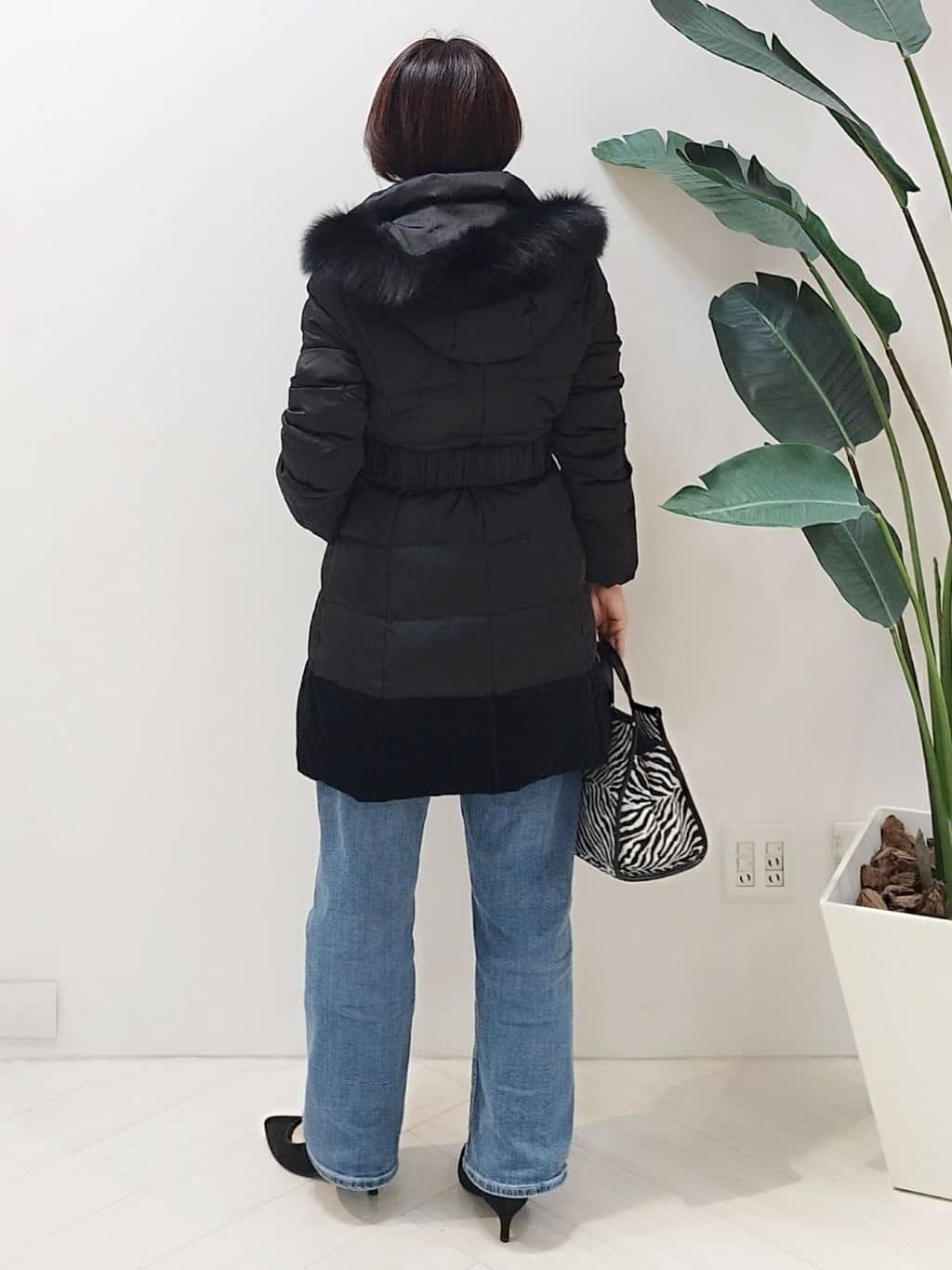 s u g iさんの「UNTITLED｜【ミディ丈】ベルト付ダウンコート」を使ったコーディネート